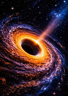 Black Hole with Accretion Disk and Jet