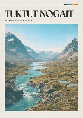 Tuktuut Nogaitt National Park Poster
