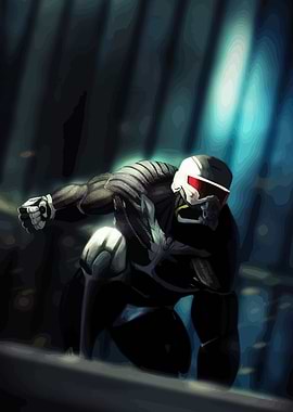 Crysis Nanosuit Soldier Crouching