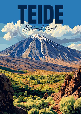 Teide National Park Poster