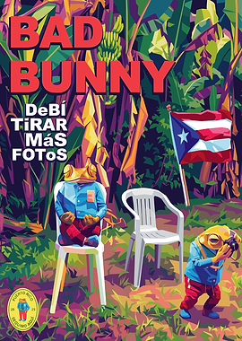 Bad Bunny Puerto Rico Frogs