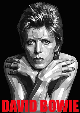 David Bowie Pop Art Portrait