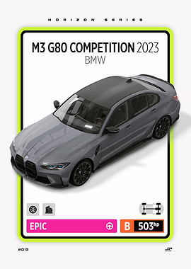 BMW M3 G80 Competition 2023 Card