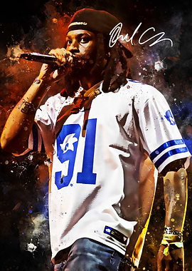 Rapper Denzel Curry Performing