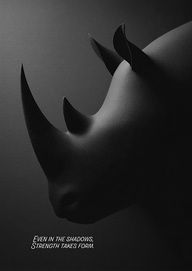 Rhino Strength In The Shadows