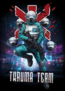 Trauma Team Cyberpunk Soldier