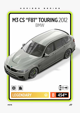 BMW M3 CS Touring Car Card