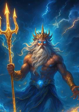 God of the Sea with Trident