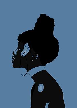 Minimalist Portrait of a Woman