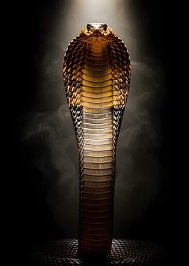 Cobra Snake Portrait
