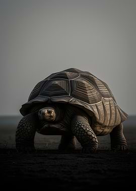 Giant Tortoise Walking