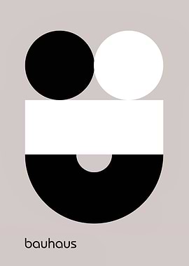 Bauhaus Abstract Geometric Design