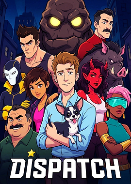 Dispatch Comic Book Cover Art