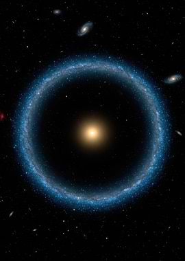 Ring Galaxy and Distant Galaxies