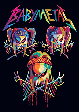 BABYMETAL Skull Art