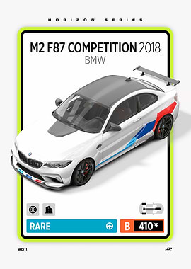 BMW M2 F87 Competition 2018 Card