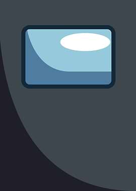 Minimalist Among Us Black Helmets