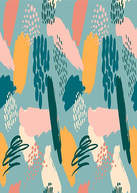 Abstract Brush Stroke Pattern