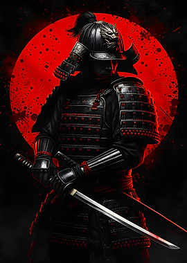 Samurai Warrior with Katana