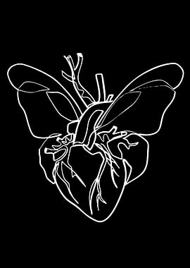 Heart with Butterfly Wings