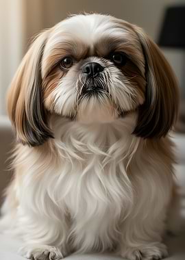 Shih Tzu Dog Portrait