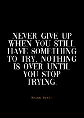 Inspirational Quote on Black Background