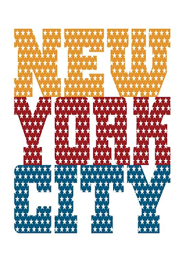 New York City Star Text
