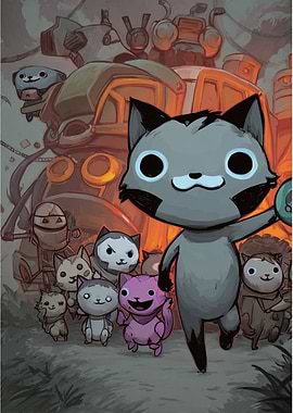 Cute Cat Characters and Robots MEWGENICS