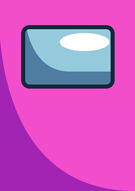 Pink Among Us Character