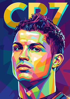 Cristiano Ronaldo WPAP Portrait
