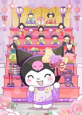 Kuromi in Japanese Festival Attire