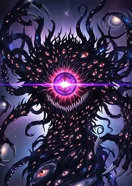 Cosmic Eldritch Abomination with Many Eyes