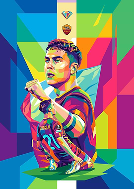 Paulo Dybala Pop Art