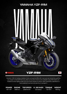 Yamaha YZF-R1M Motorcycle
