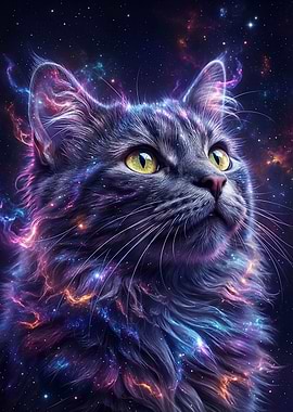 Cosmic Cat Portrait