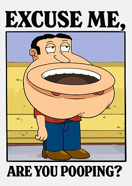 Family Guy Quagmire Toilet Mouth Meme