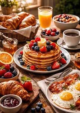 Delicious Breakfast Spread