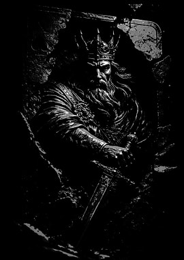 Dark King with Sword