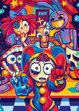 Creepy Circus Characters