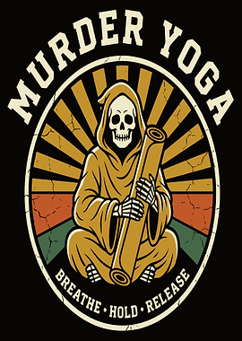 Grim Reaper Yoga Mat