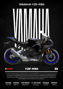 Yamaha YZF-R1M Motorcycle