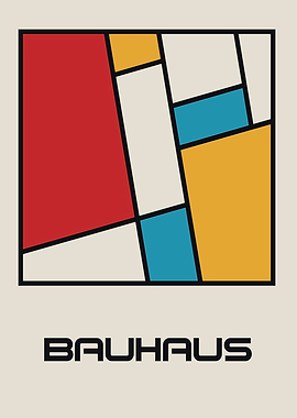 Bauhaus Abstract Geometric Art