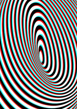 Optical Illusion Swirl Pattern