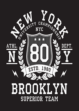 New York Brooklyn Athletic Dept. 80