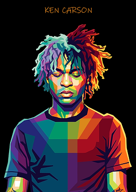 Ken Carson Pop Art Portrait