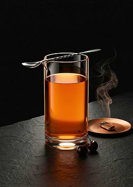 Smoky Cherry Cocktail