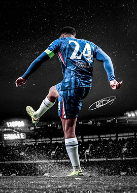 Reece James Kicking Ball