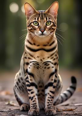 Bengal Cat Portrait