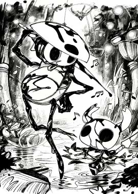 Hollow Knight Characters Dancing