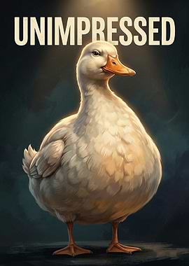Unimpressed Duck
